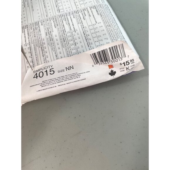 Simplicity 4015 Costume Alice Riding Hood Santa Leprechaun Pattern Size 10-16 - Picture 5 of 7